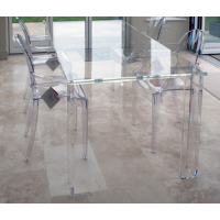 Crystal lucite/Acrylic Dining Table/acrylic table